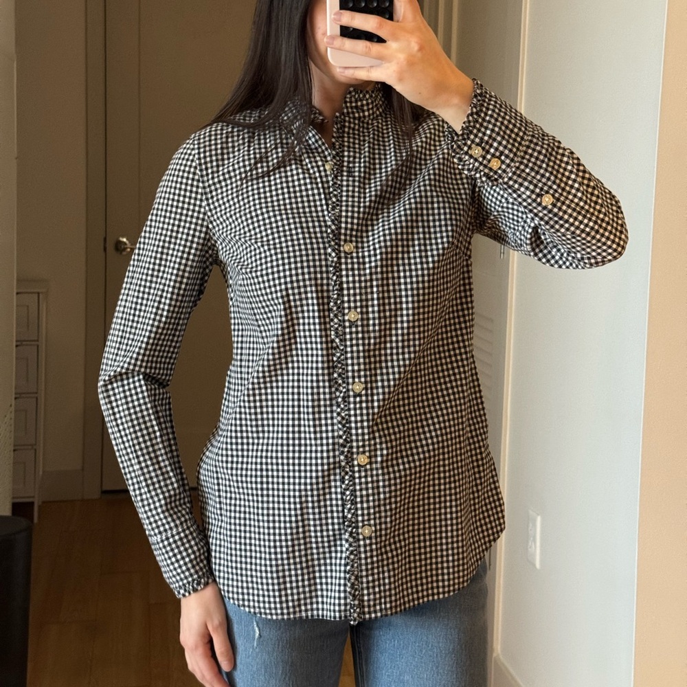 Vineyard Vines Gingham Button Down - image 7